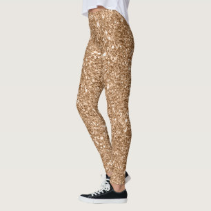 Gold Glitter Glamour Leggings
