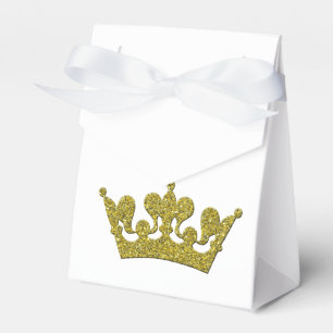Gold Glitter-Krone Prinzessin Royal Party Boxen Geschenkschachtel