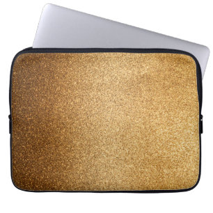 Gold Glitter Laptopschutzhülle