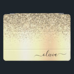 Gold Glitter Metal Monogram Glam Name iPad Pro Cover<br><div class="desc">Gold-Imitats belichten Metallsparkle-Glitzer,  gebürstetes Monogramm Name Laptop-Gehäuse. Das macht den perfekten 16 Geburtstag,  Hochzeit,  Brautparty,  Jubiläum,  Babydusche oder Junggeselinnen-Abschied Geschenk für jemanden,  der Lieben glamourösen Luxus und schicke Stile.</div>