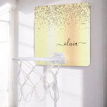 Gold Glitter Metal Monogram Glam Name Mini Basketball Netz<br><div class="desc">Gold Imitate Foil Metallic Sparkle Glitzer gebürstete Metal Monogram Name Mini Basketball Hoop. Das macht den perfekten 16 Geburtstag,  Hochzeit,  Brautparty,  Jubiläum,  Babydusche oder Junggeselinnen-Abschied Geschenk für jemanden,  der Lieben glamourösen Luxus und schicke Stile.</div>