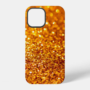 Gold-Glitter-Muster iPhone 12 Hülle
