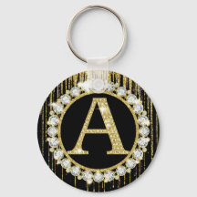 Gold Glitter Tropf Monogramm Anfangsbuchstabe Pers
