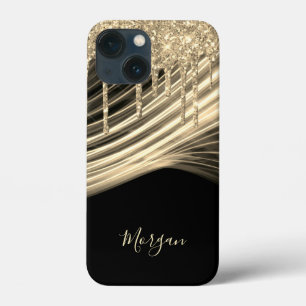 Gold Glitter Tropfen, Gold Lichtstrahlen, Gold Nam Case-Mate iPhone Hülle