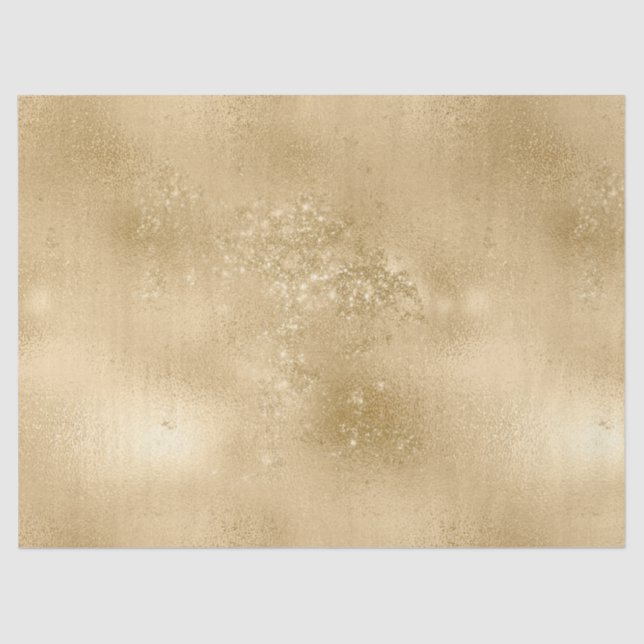 Gold Glittery Sparkle Seidenpapier (Vorderseite)