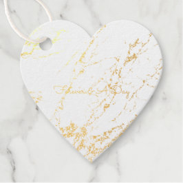 Gold Glitz Geschenkanhänger