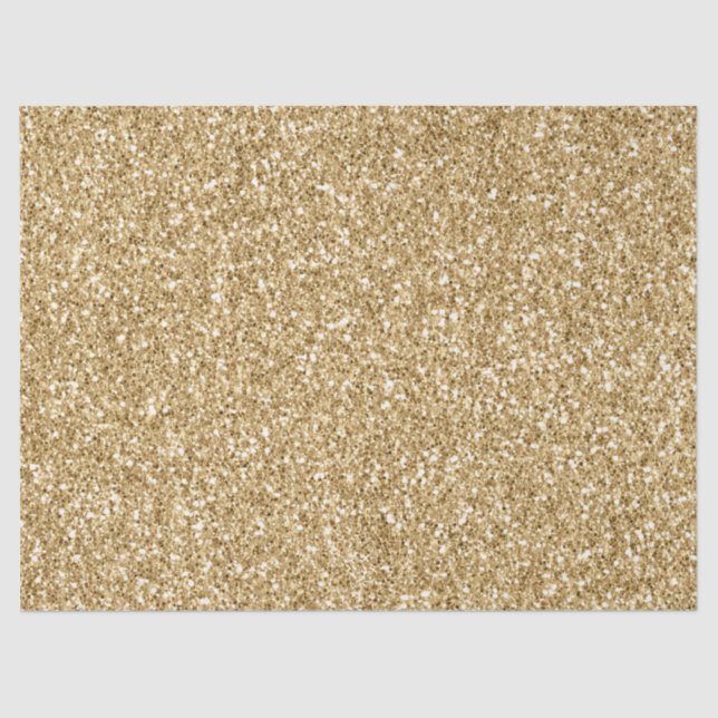 Gold Glitz Glitzer       Seidenpapier (Vorderseite)
