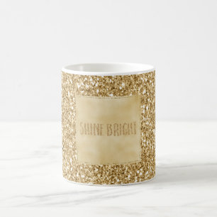 Gold Glitz Glitzer Sparkle     Kaffeetasse