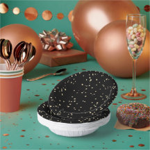 Gold Glitzer Black New Year's Eve