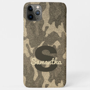 Gold Glitzer Camouflage Personalisiert Truck Dekor Case-Mate iPhone Hülle