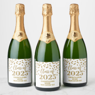 Gold Glitzer Class 2025 Abschluss
