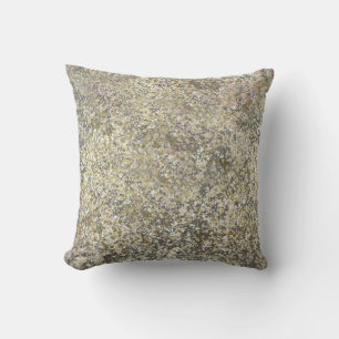 Gold Glitzer Crackle Modern Chic Glam Sparkle Kissen