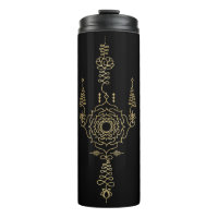 *~* Gold Glitzer Crown Chakra Totem BLACK