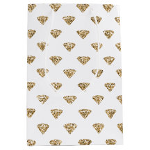 Gold Glitzer Diamonds