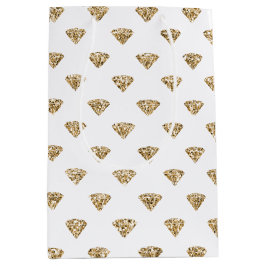 Gold Glitzer Diamonds Mittlere Geschenktüte