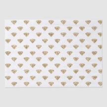 Gold Glitzer Diamonds