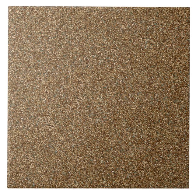Gold Glitzer Fliese (Vorderseite)