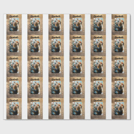 Gold Glitzer Foto Abschluss Namensklasse Geschenkpapier