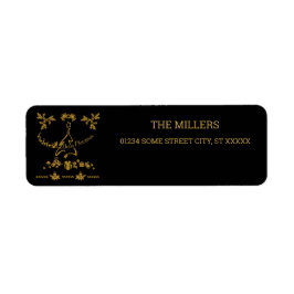 Gold Glitzer Frohe Weihnachten, Weihnachtsmann