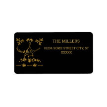 Gold Glitzer Frohe Weihnachten, Weihnachtsmann