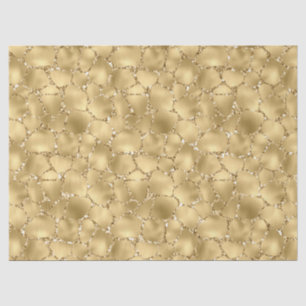 Gold Glitzer Giraffe Print        Seidenpapier