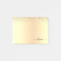 Gold Glitzer Girly Luxus Moderne Monogram Name