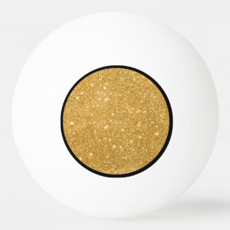 Gold-Glitzer-Glitzern Tischtennisball