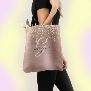 Gold-Glitzer, Gold-Monogramm, Name des Schwarzen S