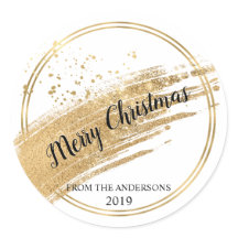 Gold Glitzer Goldfolie Weihnachtskleber