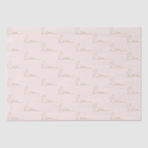 Gold Glitzer Liebe Rosa Muschel Seidenpapier