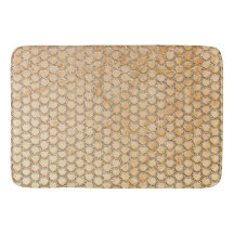 Gold Glitzer Marmor Mermaid Scales Muster