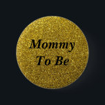 Gold Glitzer Mommy zum Kinderduschknopf Button<br><div class="desc">Gold Glitzer Mommy zum Kinderduschknopf</div>