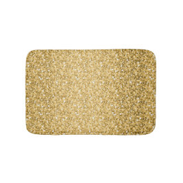 Gold-Glitzer-Muster Badematte