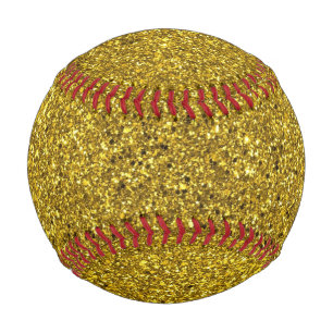 Gold-Glitzer-Muster Baseball