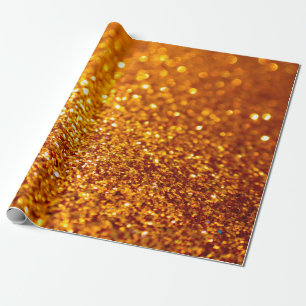 Gold-Glitzer-Muster Geschenkpapier