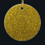 Gold-Glitzer-Muster Keramik Ornament<br><div class="desc">Es ist die Schönheit und der Reichtum von Luxusgold in einem strukturierten Muster von glattem Goldstaub. Bietet einen eleganten und hübschen Luxus-Party-Look,  der Sie lasse zu leuchten. Hinweis: Es ist ein Bild,  nicht das eigentliche Gold auf dem Produkt.</div>