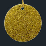 Gold-Glitzer-Muster Keramik Ornament<br><div class="desc">Es ist die Schönheit und der Reichtum von Luxusgold in einem strukturierten Muster von glattem Goldstaub. Bietet einen eleganten und hübschen Luxus-Party-Look,  der Sie lasse zu leuchten. Hinweis: Es ist ein Bild,  nicht das eigentliche Gold auf dem Produkt.</div>