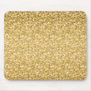 Gold-Glitzer-Muster Mousepad