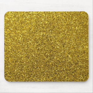 Gold-Glitzer-Muster Mousepad