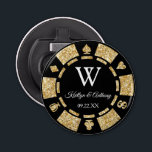 Gold Glitzer Poker Chip Casino Hochzeitsfeier Gefa Flaschenöffner<br><div class="desc">Feiern Sie stilvoll mit diesem trendigen Poker Chip Flaschenöffner. Das Design ist leicht mit Ihrer eigenen Formulierung zu personalisieren und Ihre Familie und Freunde werden begeistert sein,  wenn sie dieses fabelhafte Gastgeschenk erhalten.</div>