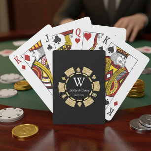 Gold Glitzer Poker Chip Casino Hochzeitsfeier Gefa Spielkarten