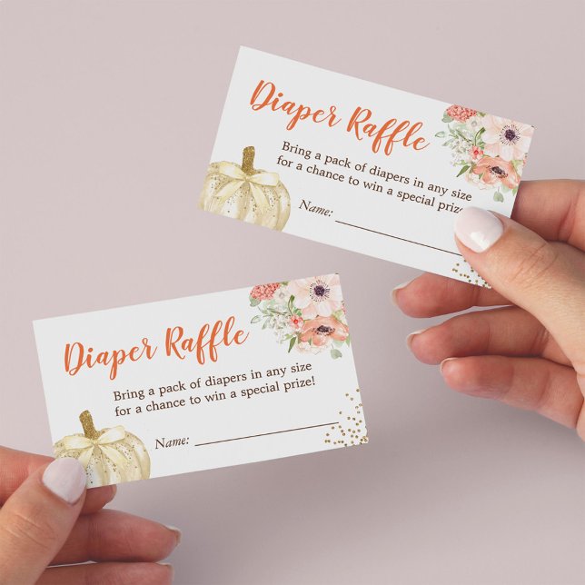 Gold Glitzer Pumpkin Baby Duschdusche Windelwanne (Von Creator hochgeladen)