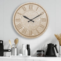 Gold Glitzer Roman Numerale Sparkle Girly