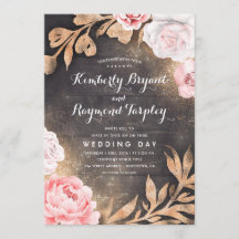 Gold Glitzer | Rustikale Hochzeit mit Flora