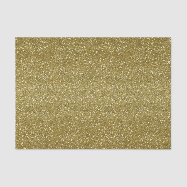 GOLD GLITZER SEHEN MARDI GRAS SEIDENPAPIER (Vorderseite)