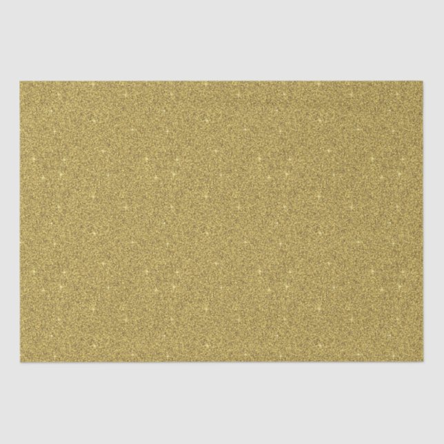 Gold Glitzer Seidenpapier (Vorderseite)