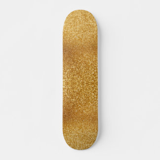 Gold Glitzer Skateboard