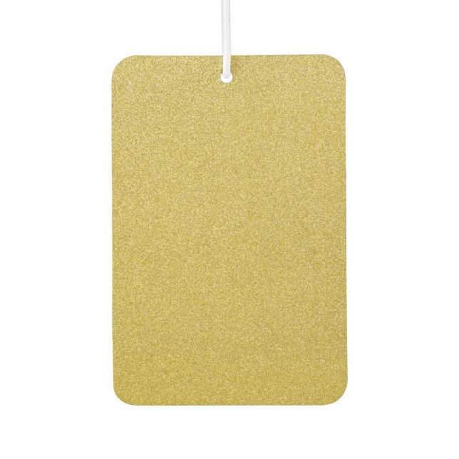 Gold Glitzer, Sparkle, Glitzer Hintergrund Autolufterfrischer (Vorderseite)