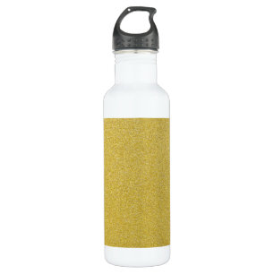 Gold Glitzer, Sparkle, Glitzer Hintergrund Edelstahlflasche