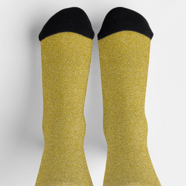 Gold Glitzer, Sparkle, Glitzer Hintergrund Socken (Oben)